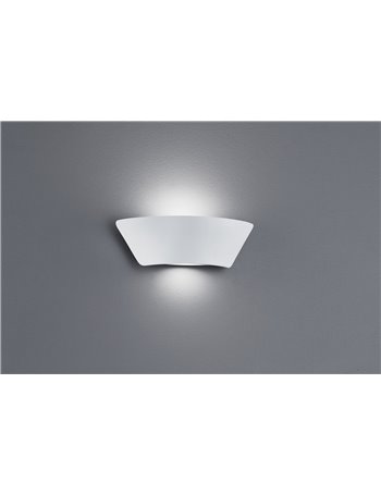 Sacramento applique led alluminio bianco doppia emissione l.23,5x7,5 Moderno LED