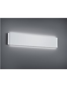 Thames applique da esterno led bi-emissione fusione alluminio bianco opaco ip54 l. 46,5cm Moderno LED