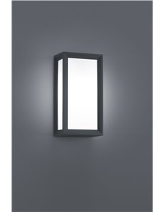 Timok applique led rettangolare antracite Cm 29x15 Moderno LED