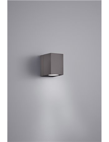 Tiber applique led spot orientabile antracite 10x h7 Moderno LED