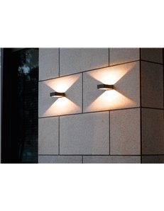 Reno applique Led  antracite cm 12x14,5  Moderno LED 2
