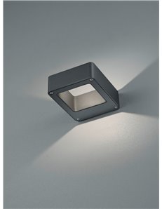 Reno applique Led  antracite cm 12x14,5  Moderno LED