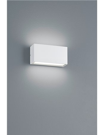 Trent applique 2 led bianca bi-emissione l.14 x h.7  Moderno LED