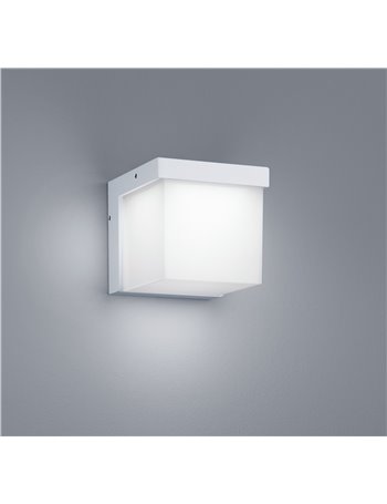 Yangtze applique led quadrata bianca cm12x12 Moderno LED