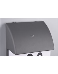 Mersey applique da esterno antracite con sensore crepuscolare ip44 h. 27,5cm  E14 2
