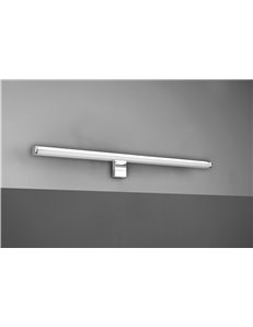 Lino applique cromo anche con possibilita' di avvitare su specchio ip44 l. 60cm Moderno LED 2