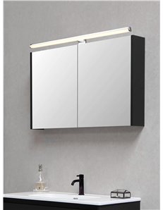 Lino applique cromo anche con possibilita' di avvitare su specchio ip44 l. 60cm Moderno LED