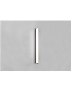 Fabio applique led nero ip44 l. 80cm Moderno led 2