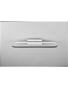 Gianni applique led cromo con interruttore ip44 l. 60cm Moderno led 2