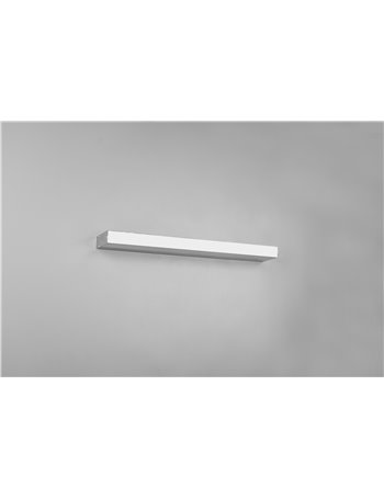 Rocco applique led bi-emissione cromo ip44 l. 60cm Moderno LED