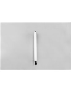 Piera applique led bordo cromo con presa corrente ed interruttore ip44 l. 79cm Moderno LED