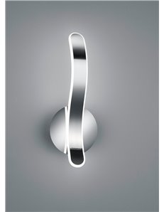 Parma applique led cromo con dimmerazione ad interruttore h.40cm  LED