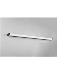 Fabio applique led nero ip44 l. 120cm Moderno led 2