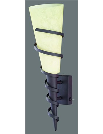 Campo applique cono vetro h.45 Autentico E14