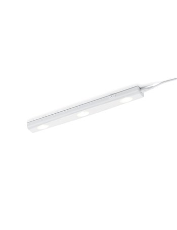 Aragon reglette led bianca 3 punti di luce l.40 Moderno LED