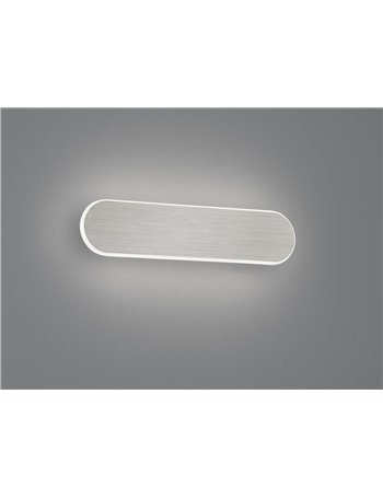 Carlo applique led alluminio con regolazione intensita' e colore caldo e freddo l. 35cm Moderno LED