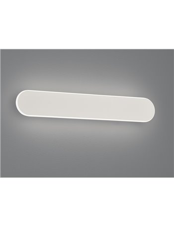 Carlo applique led bianca con regolazione intensita' e colore caldo e freddo l. 50cm Moderno LED