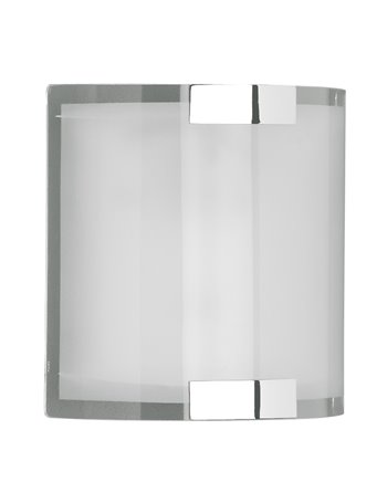 Divo applique ventola bianco satinato 20x20 Moderno E14