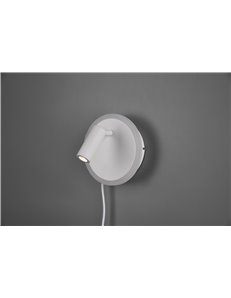 Jordan applique led bianca doppia illuminazione con accensione separata d. 1cm Moderno LED 2