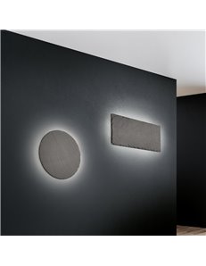 Raven applique led rettangolare in aredesia nera luce indiretta intensita' regolabile con interruttore l. 25cm   Moderno LED