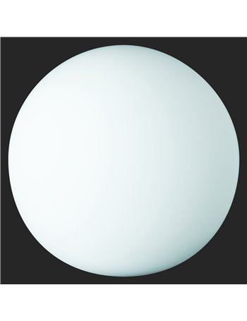 Pingpong lampada comodino sfera vetro bianca d20 Stile giovane E14
