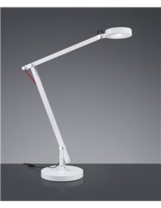 Amsterdam lampada studio led bianca base-morsetto-app.h. 90 Moderno LED