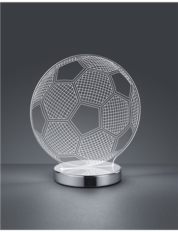 Ball lampada da tavolo led pallone con variazione luce da cala a fredda h. 20 Fun LED