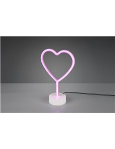 Heart lampada da tavolo led rosso h. 30cm Fun LED