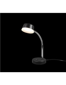 Kiko lampada da studio nera flessibile h. 41cm Moderno LED 2