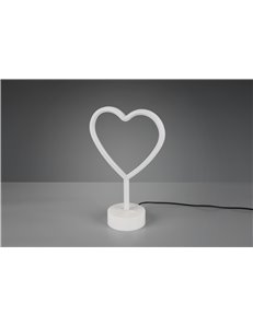 Heart lampada da tavolo led rosso h. 30cm Fun LED 2