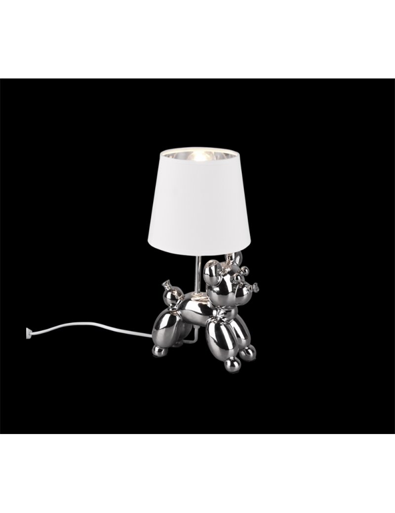 Lampada da tavolo Led Hotel paralume H.55 cm E27 diametro 30cm – Trio  Lighting