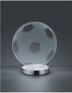 Ball lampada da tavolo led pallone con variazione luce da cala a fredda h. 20 Fun LED 2