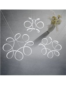 Flowes lampadario 31watt  LED bianco stilizzato small dimmerabile con telecomando 2