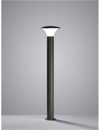 Kongo palo led fungo antracite27x h120 Moderno LED