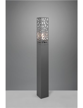 Cooper palo alto da esterno antracite h. 100cm ip44 Moderno Led