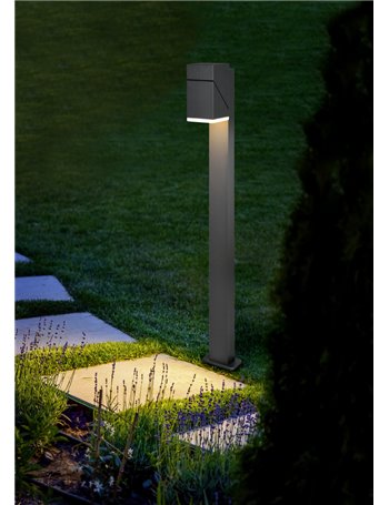 Avon palo alto led da esterno antracite orientabile ip54 h. 100cm Moderno LED