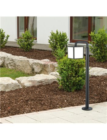 Cubango palo led antracite dif. Quadr. H100 Moderno LED