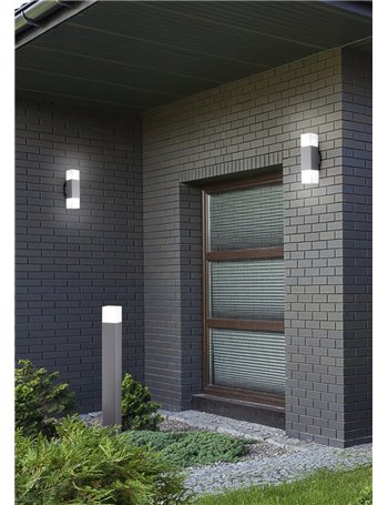 Hudson palo led  allum  9x9 h80 Moderno LED
