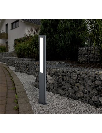 Rhine palo led antracite con doppio diffusore h.100 Moderno LED