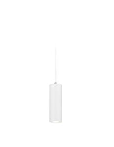 Duoline sospensione marley metallo bianco d. 6cm x h. 17cm Moderno GU10