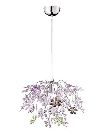 Flower sospensione cameretta fiori colorati d. 50 Stile giovane E27