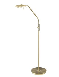 Bergamo piantana led ottone satinato flessibile tocuh dimmer h. 135cm Moderno LED