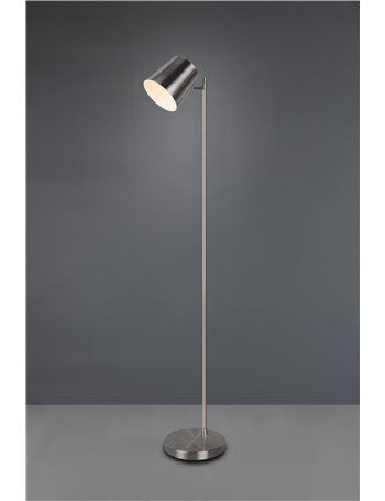 Blake piantana acciaio satinato dimmer touch 4 intensita ricaricabile h. 130cm Moderno LED