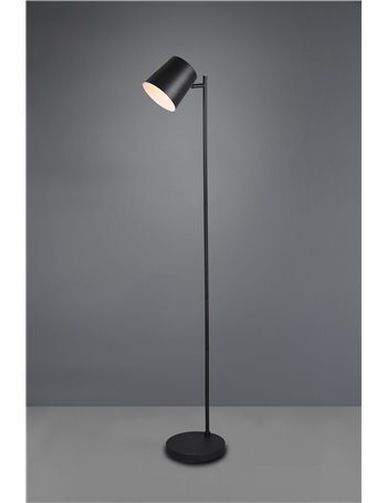 Blake piantana nero opaco dimmer touch 4 intensita ricaricabile h. 130cm Moderno LED