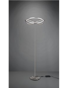 Charivari piantana led acciaio satinato ellissi dimmerabile h. 175cm Moderno LED 2
