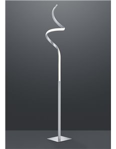Course piantana led ondulata acciaio satinato h. 145cm Moderno LED 2