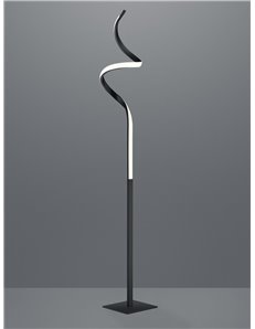 Course piantana led ondulata antracite h. 145cm Moderno LED 2