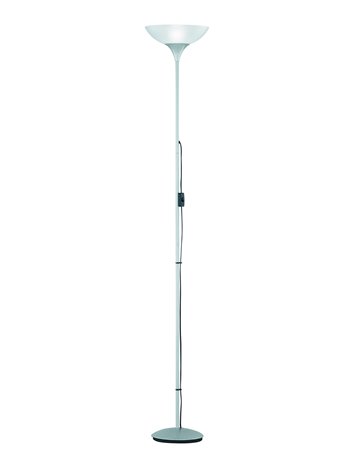 Dezwo piantana alluminio diffusore acrilico h180 Moderno E27