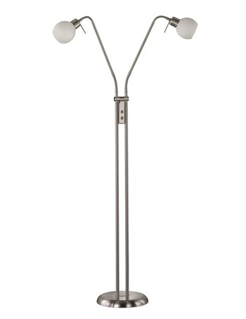 Freddy piantana led flex 2 vetri satinati H150 Moderno LED