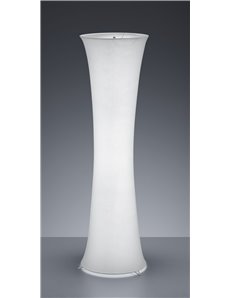 Gravis piantana in cotone bianco d. 35 h. 123  Moderno E27 2